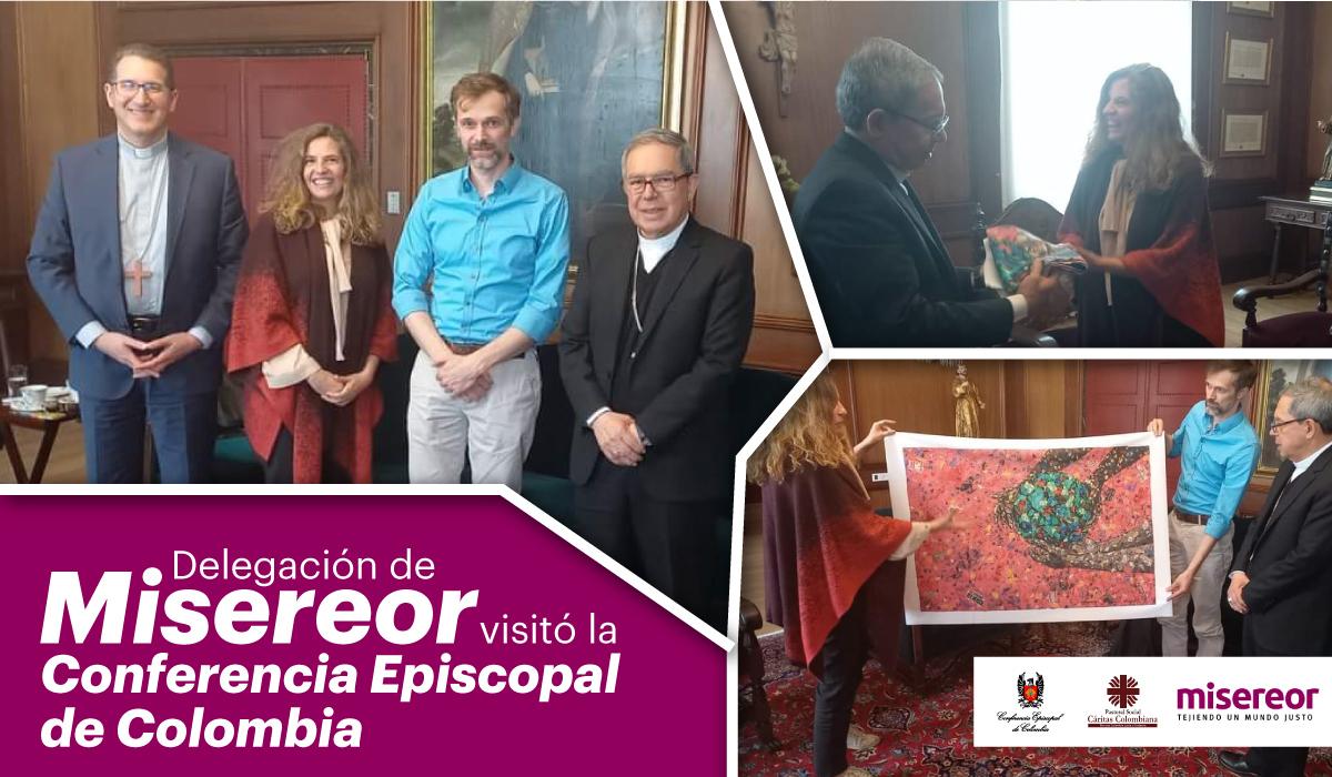 Pieza_Misereor visita Conferencia Episcopal de Colombia
