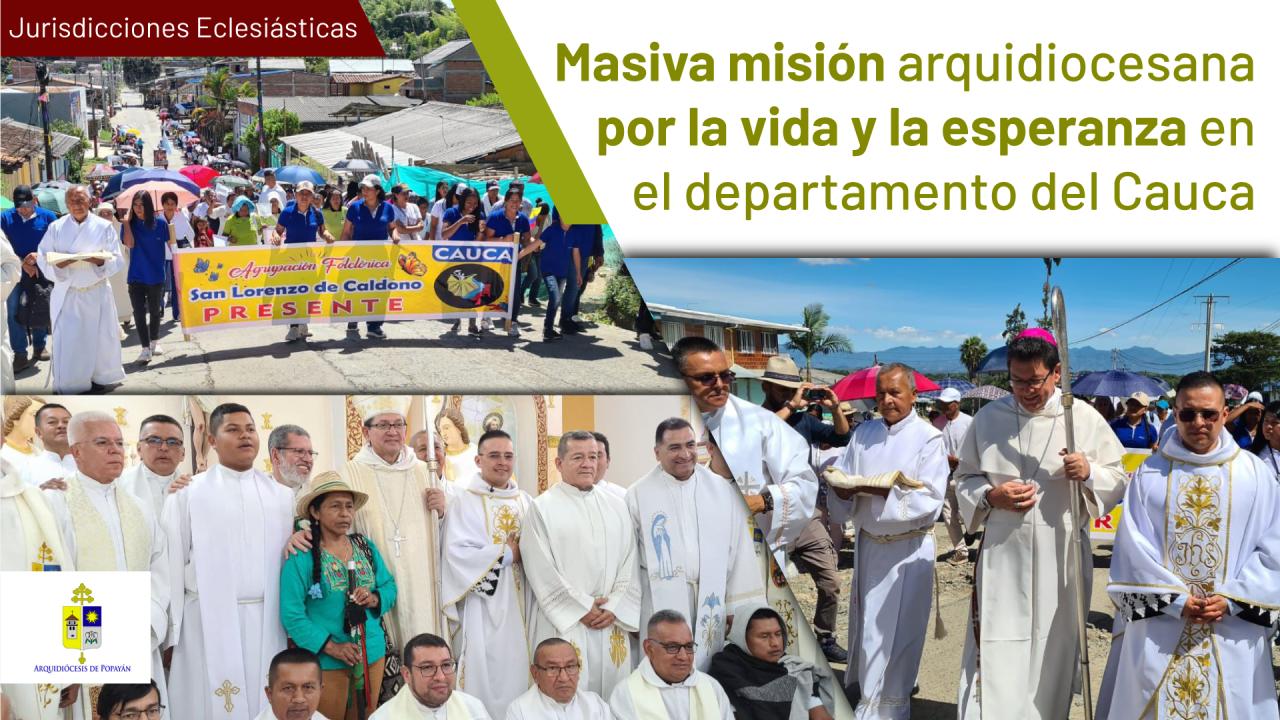 Misión arquidiocesana en el Cauca
