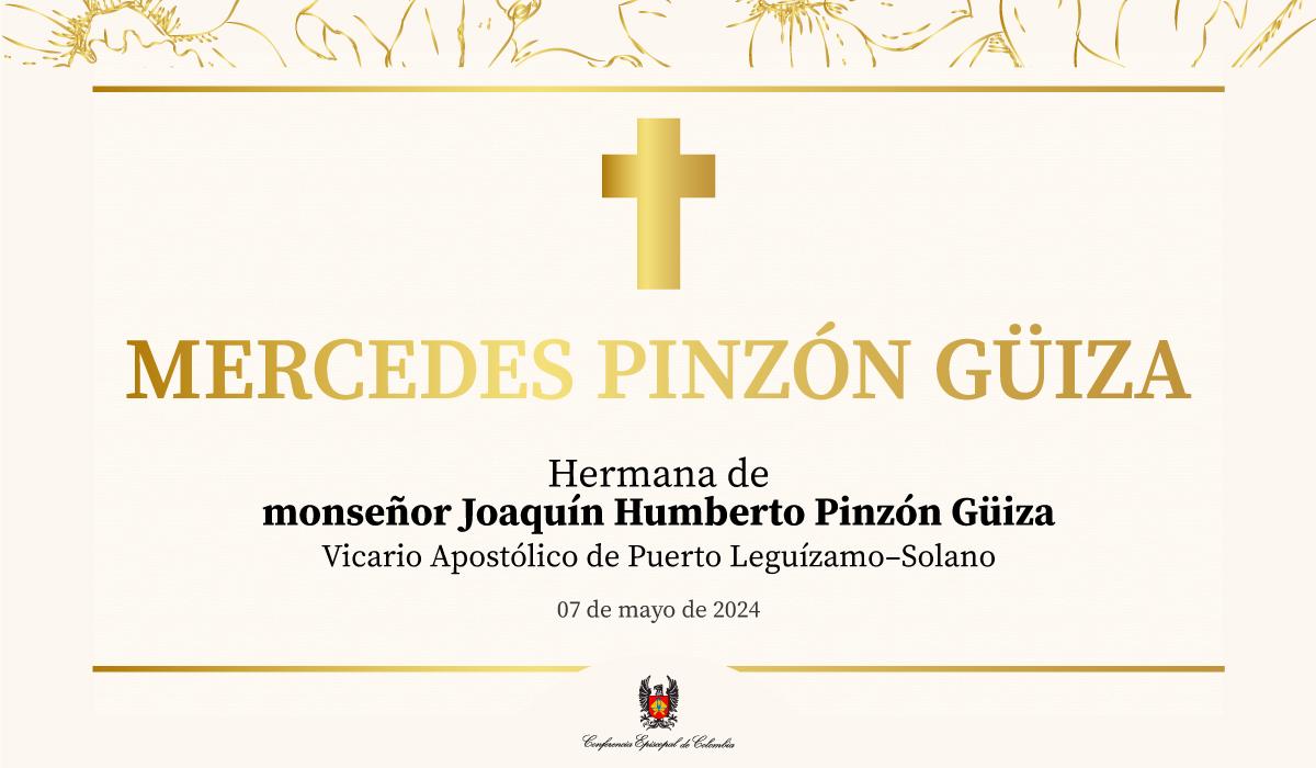 Fallece hermana de monseñor Joaquin Humberto Pinzón